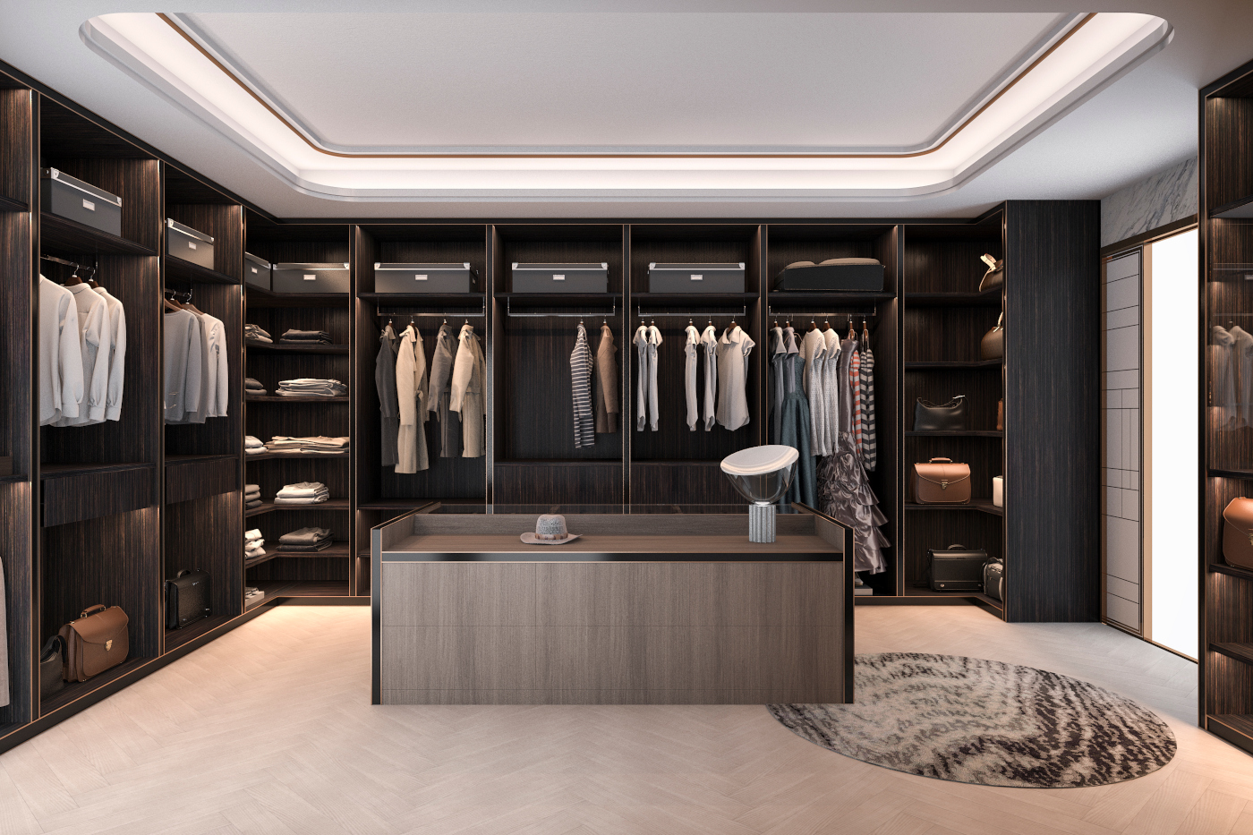 Master Suite Dressing Room in Kleinburg — Optimized Home